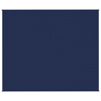 Gewichtsdecke Blau 220x260 cm 15 kg Stoff