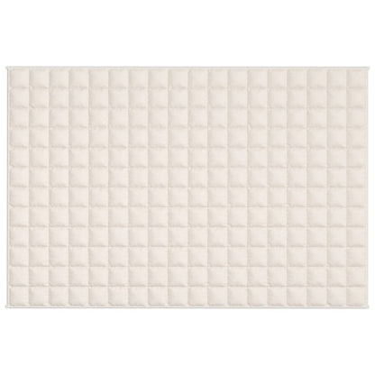 Gewichtsdecke Hellcreme 120x180 cm 5 kg Stoff