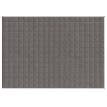 Gewichtsdecke Grau 150x200 cm 7 kg Stoff