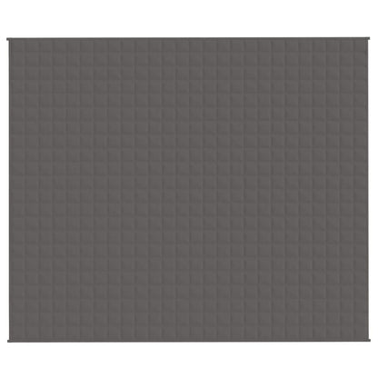 Gewichtsdecke Grau 220x260 cm 11 kg Stoff