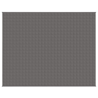 Gewichtsdecke Grau 235x290 cm 15 kg Stoff