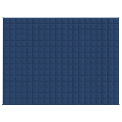 Gewichtsdecke Blau 150x200 cm 7 kg Stoff