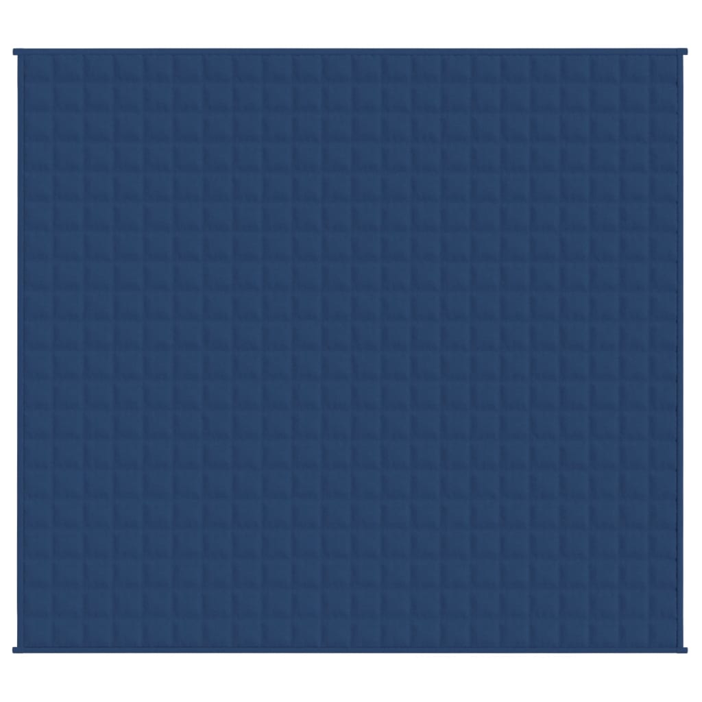 Gewichtsdecke Blau 220x235 cm 11 kg Stoff