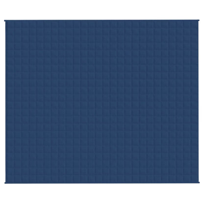 Gewichtsdecke Blau 220x260 cm 11 kg Stoff