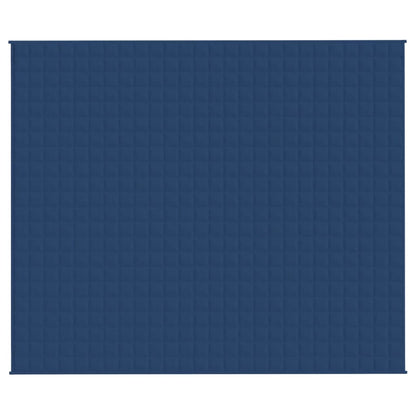 Gewichtsdecke Blau 220x260 cm 15 kg Stoff