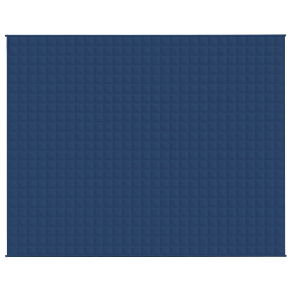 Gewichtsdecke Blau 235x290 cm 11 kg Stoff