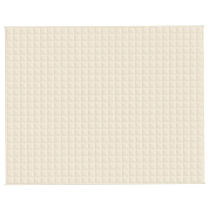 Gewichtsdecke Hellcreme 235x290 cm 11 kg Stoff