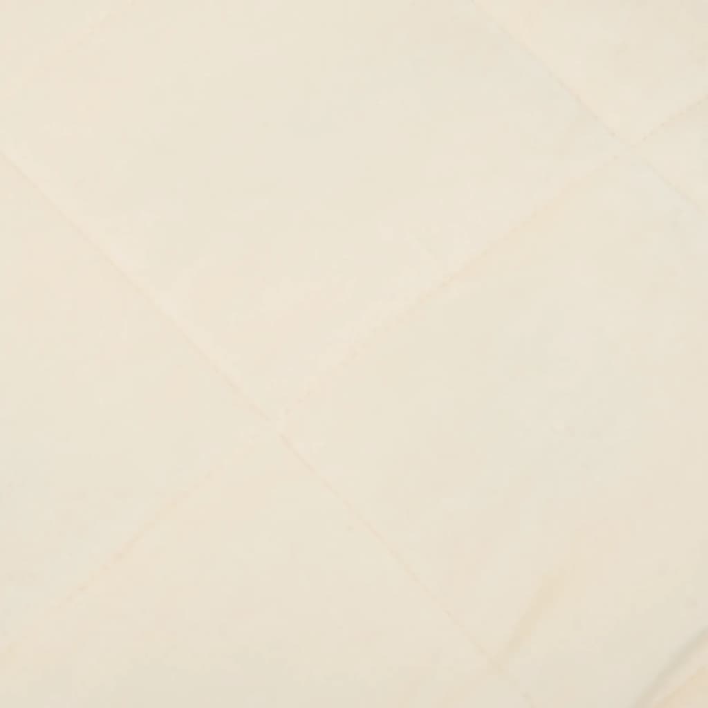 Gewichtsdecke Hellcreme 235x290 cm 11 kg Stoff