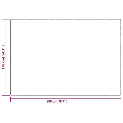 Gewichtsdecke mit Bezug Grau 138x200 cm 10 kg Stoff