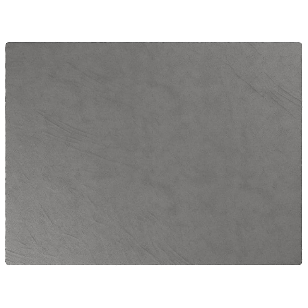 Gewichtsdecke mit Bezug Grau 150x200 cm 7 kg Stoff
