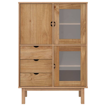 Highboard OTTA 85x43x125 cm massiv fyrretræ