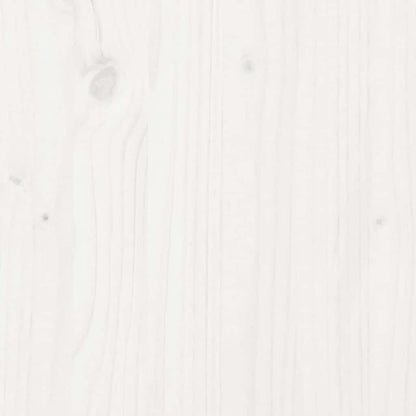 Highboard Weiß 83x41,5x100 cm Massivholz Kiefer