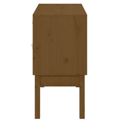 Sideboard Honigbraun 110x40x78 cm Massivholz Kiefer