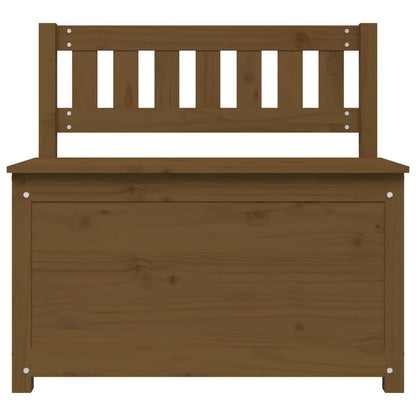 Sitzbank Honigbraun 80x41x77 cm Massivholz Kiefer