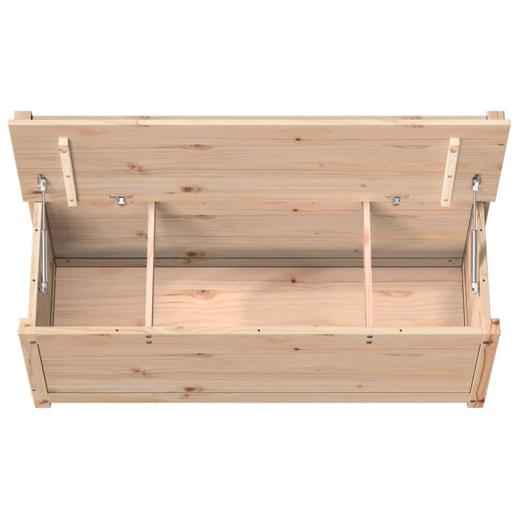 Sitzbank 110x41x76,5 cm Massivholz Kiefer