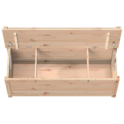 Sitzbank 110x41x76,5 cm Massivholz Kiefer