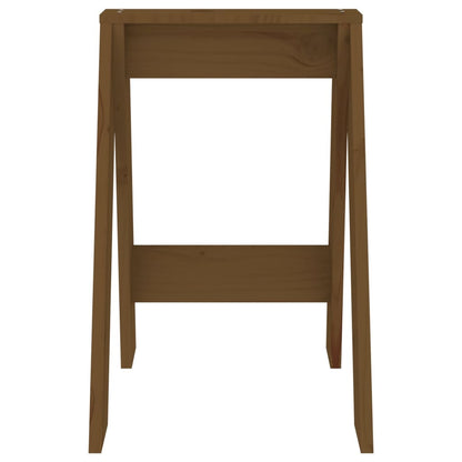 Hocker 2 Stk. Honigbraun 40x40x60 cm Massivholz Kiefer