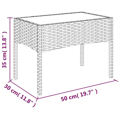 4-tlg. Garten-Lounge-Set mit Kissen Schwarz Poly Rattan