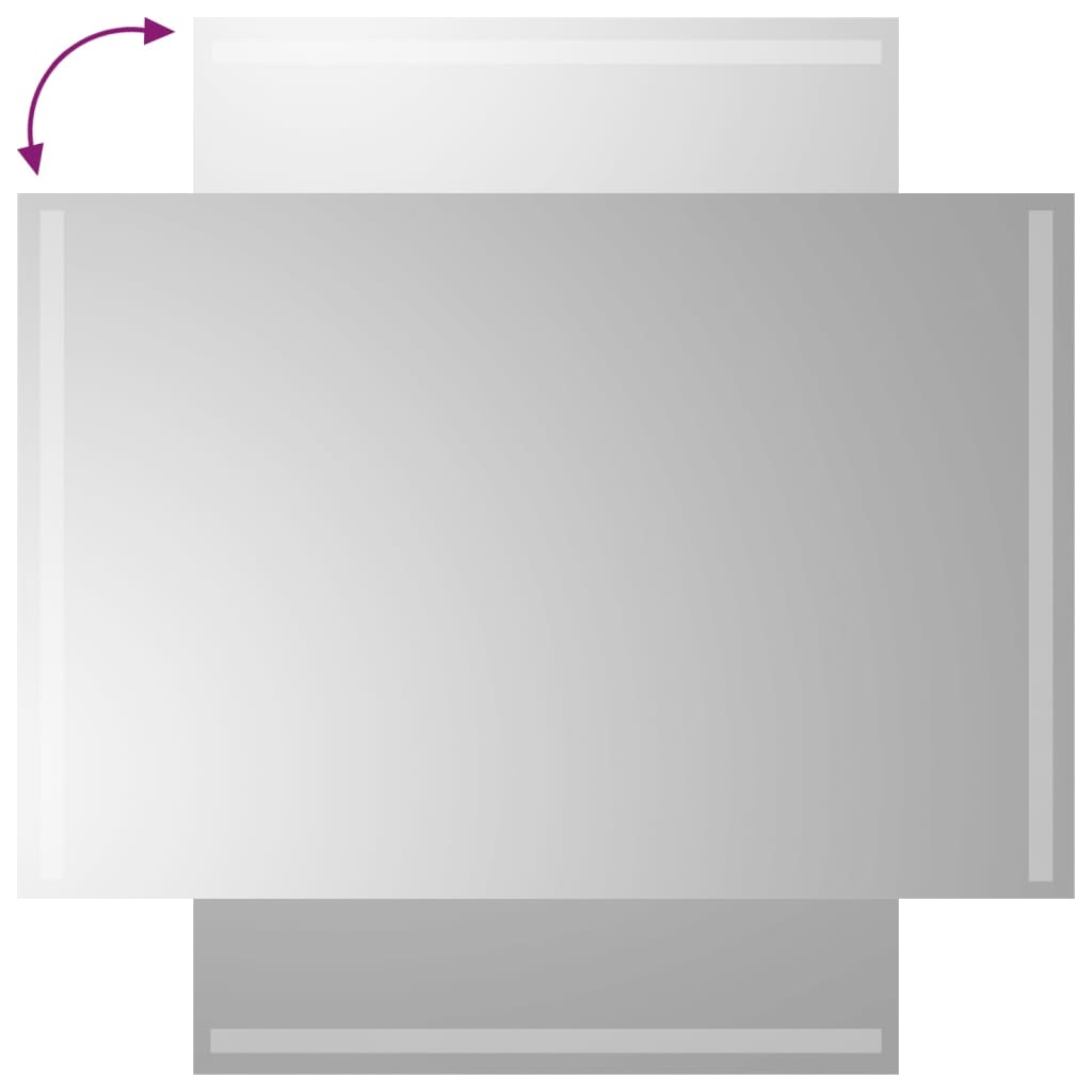 LED-Badspiegel 60x90 cm