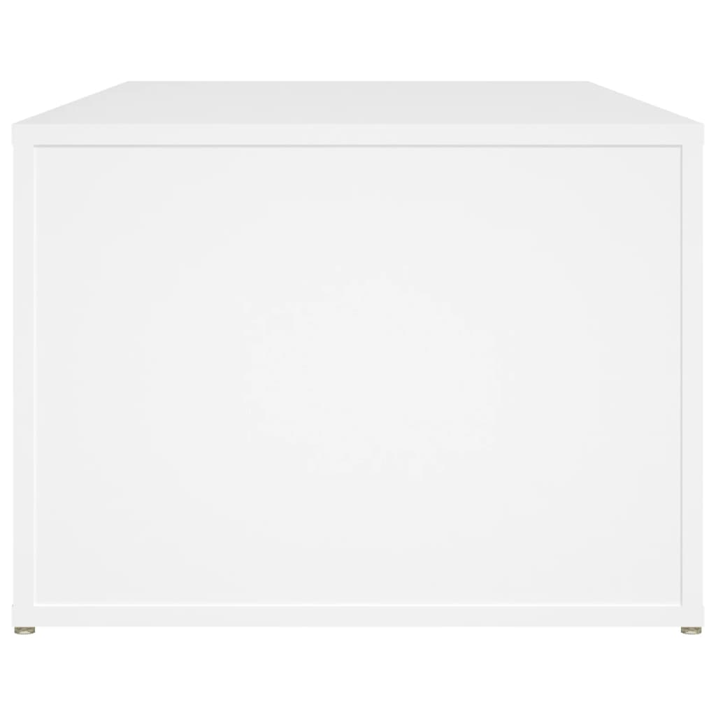 Sofabord Hvid 100x50x36 cm Træ Materiale