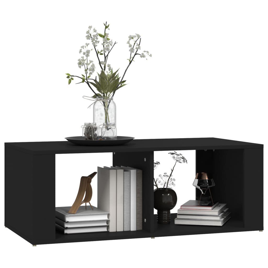 Sofabord Sort 100x50x36 cm Træ Materiale