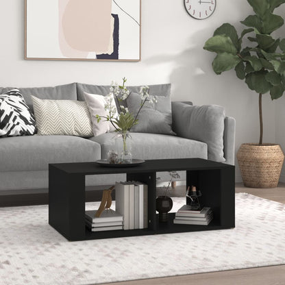 Sofabord Sort 100x50x36 cm Træ Materiale