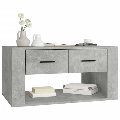 Couchtisch Betongrau 80x50x40 cm Holzwerkstoff