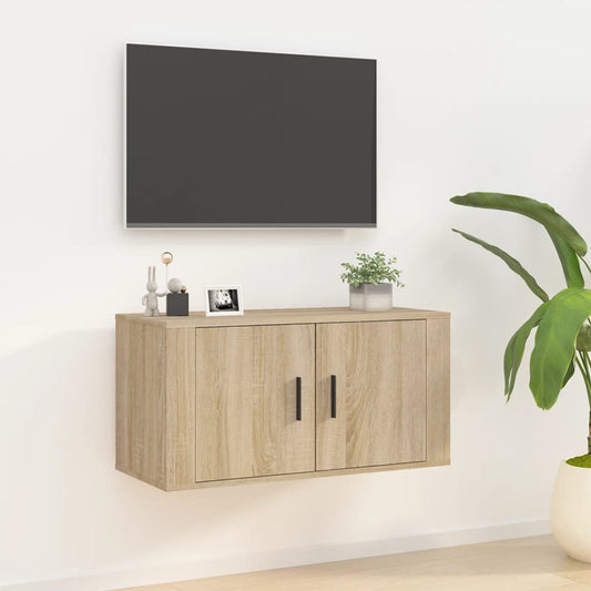 TV-Wandschrank Sonoma-Eiche 80x34,5x40 cm