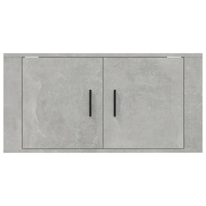TV-Wandschrank Betongrau 80x34,5x40 cm