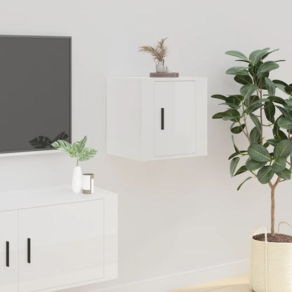 TV overskab hvid højglans 40x34,5x40 cm