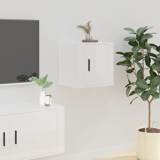 TV overskab hvid højglans 40x34,5x40 cm