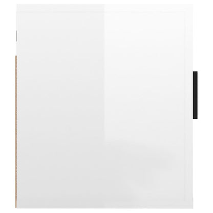 TV overskabe 2 stk Hvid højglans 40x34,5x40 cm
