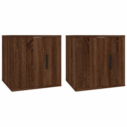 TV overskabe 2 stk Brun eg look 40x34,5x40 cm