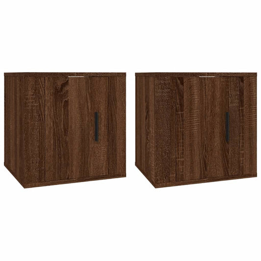 TV overskabe 2 stk Brun eg look 40x34,5x40 cm