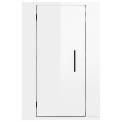 TV overskabe 2 stk Hvid højglans 40x34,5x60 cm