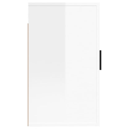 TV overskabe 2 stk Hvid højglans 40x34,5x60 cm