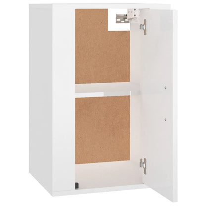 TV overskabe 2 stk Hvid højglans 40x34,5x60 cm