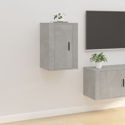 TV overskabe 2 stk Betongrå 40x34,5x60 cm