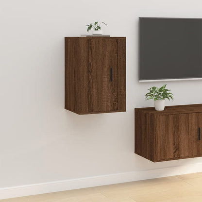 TV overskabe 2 stk Brun eg look 40x34,5x60 cm