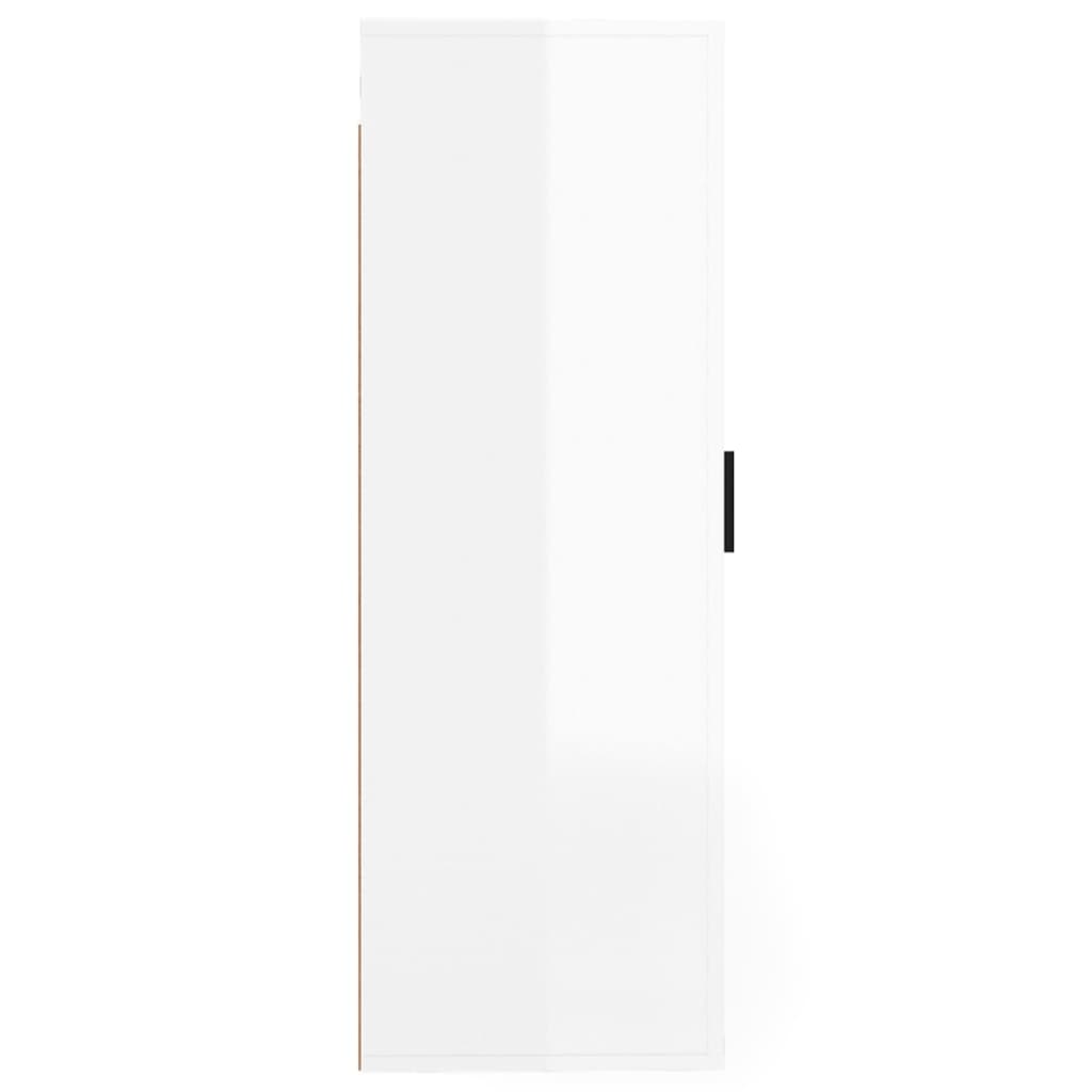 TV overskab hvid højglans 40x34,5x100 cm