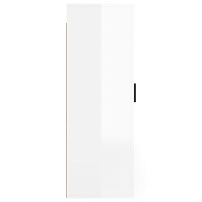 TV overskab hvid højglans 40x34,5x100 cm