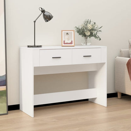 Konsolentisch Weiß 100x39x75 cm Holzwerkstoff