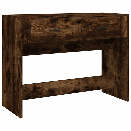 Konsolentisch Räuchereiche 100x39x75 cm Holzwerkstoff