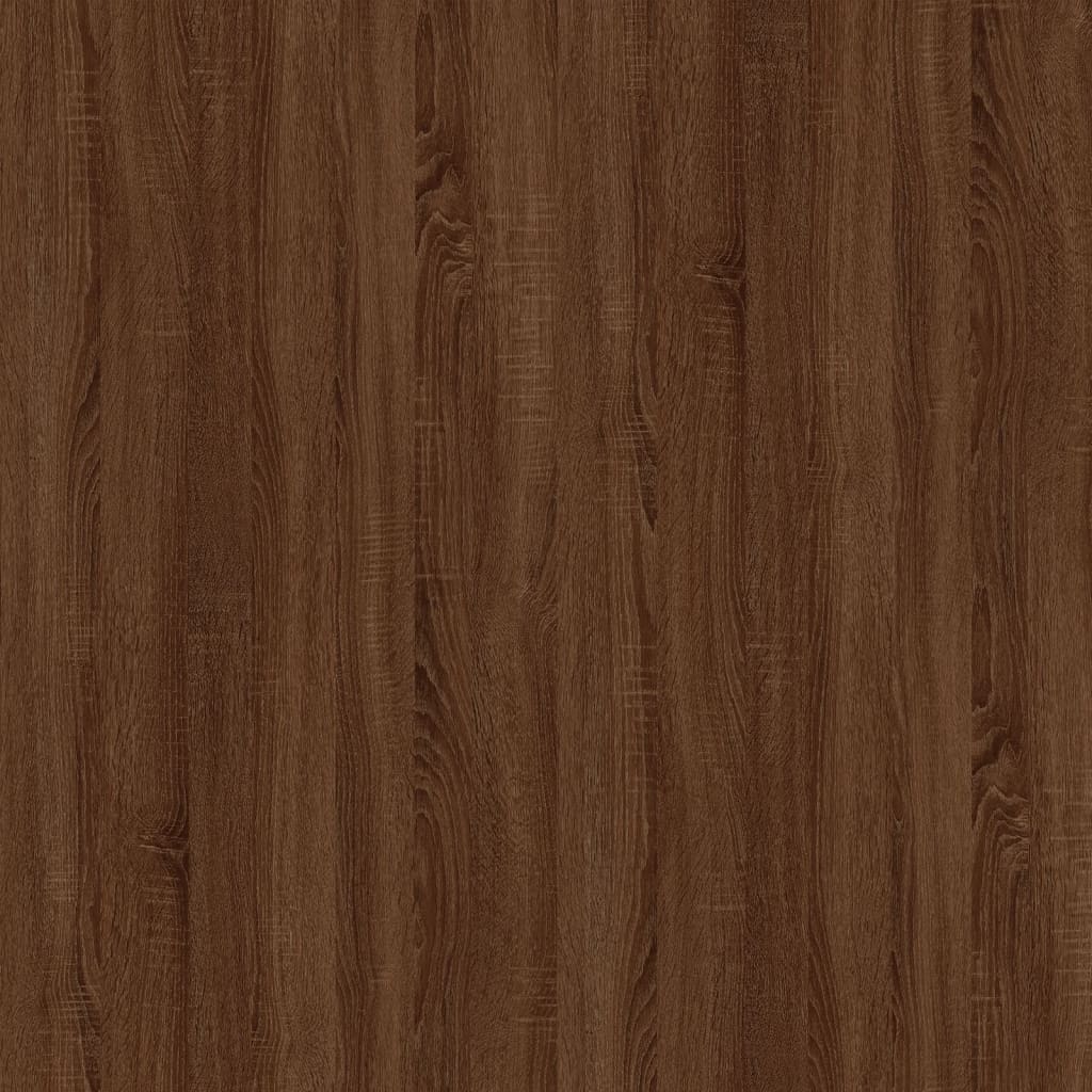 Schreibtisch Braun Eichen-Optik 100x49x75 cm Holzwerkstoff