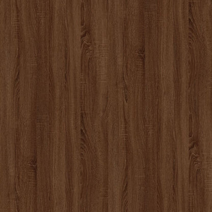Schreibtisch Braun Eichen-Optik 100x49x75 cm Holzwerkstoff