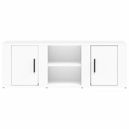 TV-Schrank Weiß 100x31,5x35 cm Holzwerkstoff