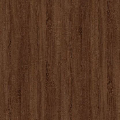 Beistelltische 2 Stk. Braun Eiche 50x46x35 cm Holzwerkstoff
