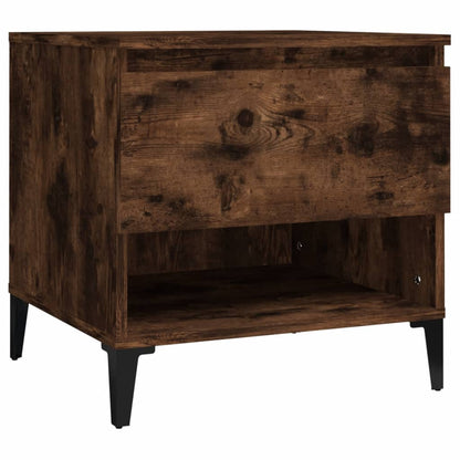 Sidebord røget eg 50x46x50 cm træmateriale