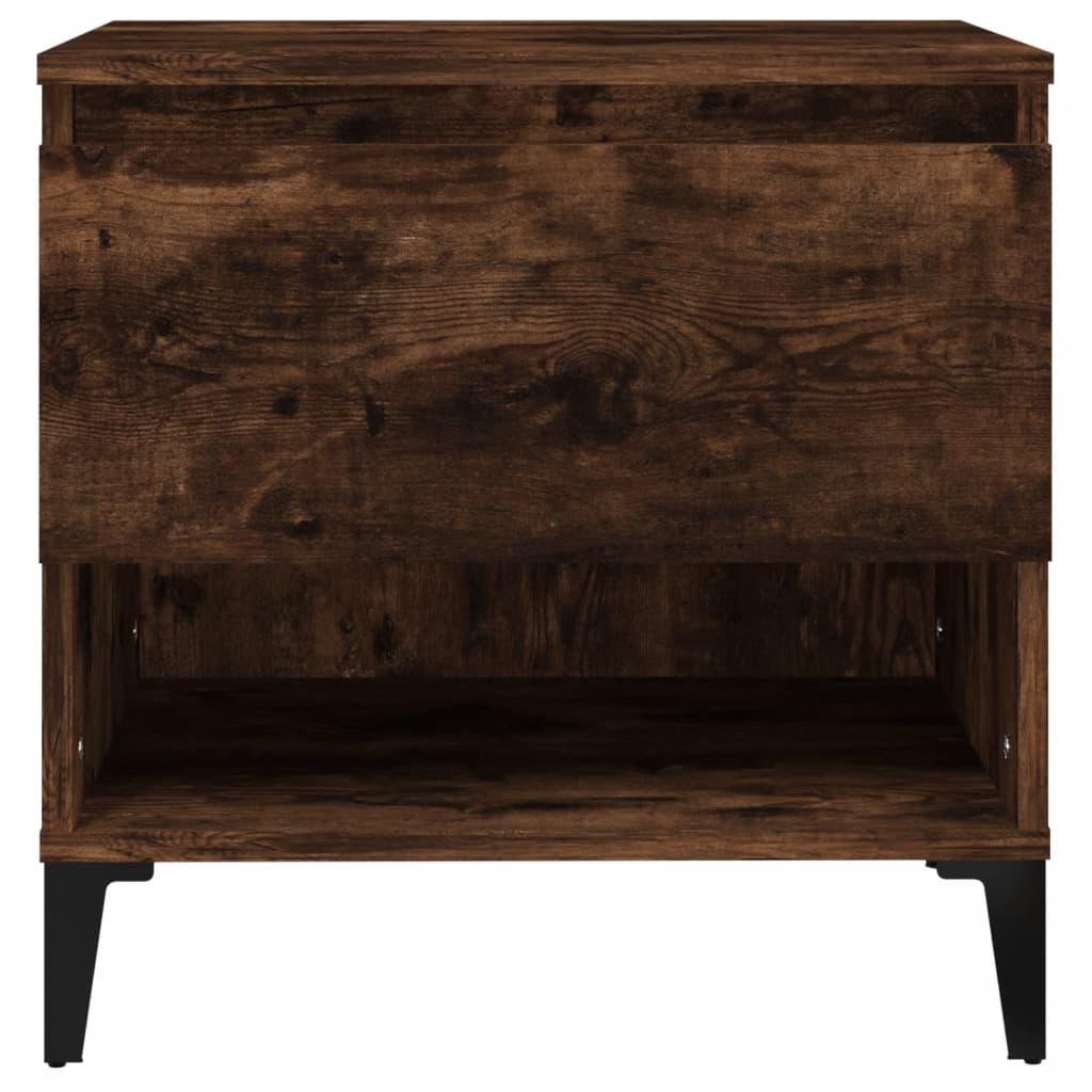 Sidebord røget eg 50x46x50 cm træmateriale