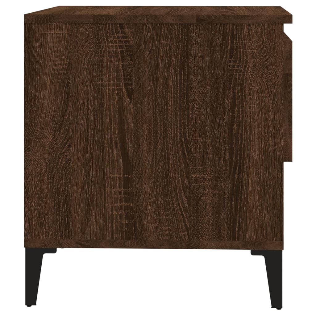 Sideborde 2 stk Brun eg look 50x46x50 cm